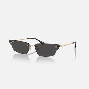 New Ray-Ban 63mm Frameless Butterfly Sunglasses